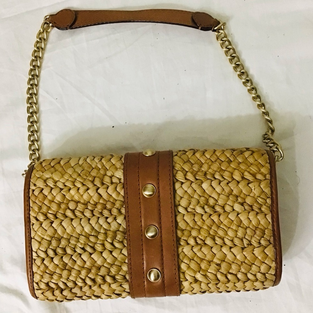 Michael Kors Santorini Straw Clutch - Picture 2 of 13